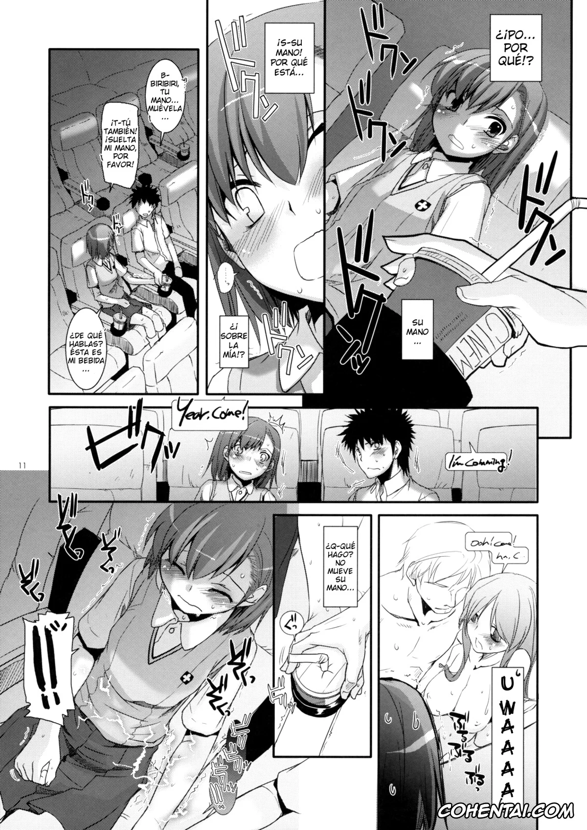 Toaru Project xxx, Mikoto Misaka xxx, Touma Kamijou xxx, D.L. action 50 (Toaru Majutsu no Index), pagina 10
