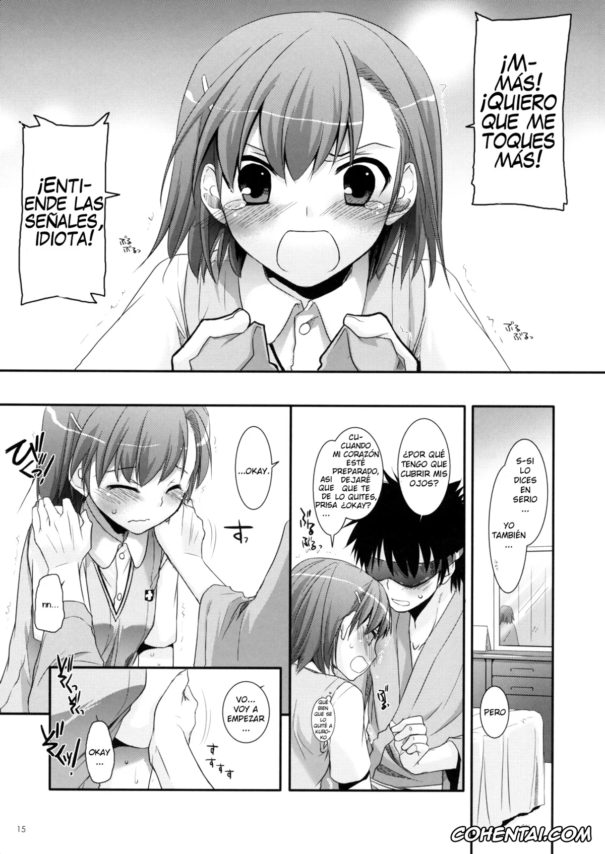 Toaru Project porno, Mikoto Misaka porno, Touma Kamijou porno, D.L. action 50 (Toaru Majutsu no Index), pagina 14