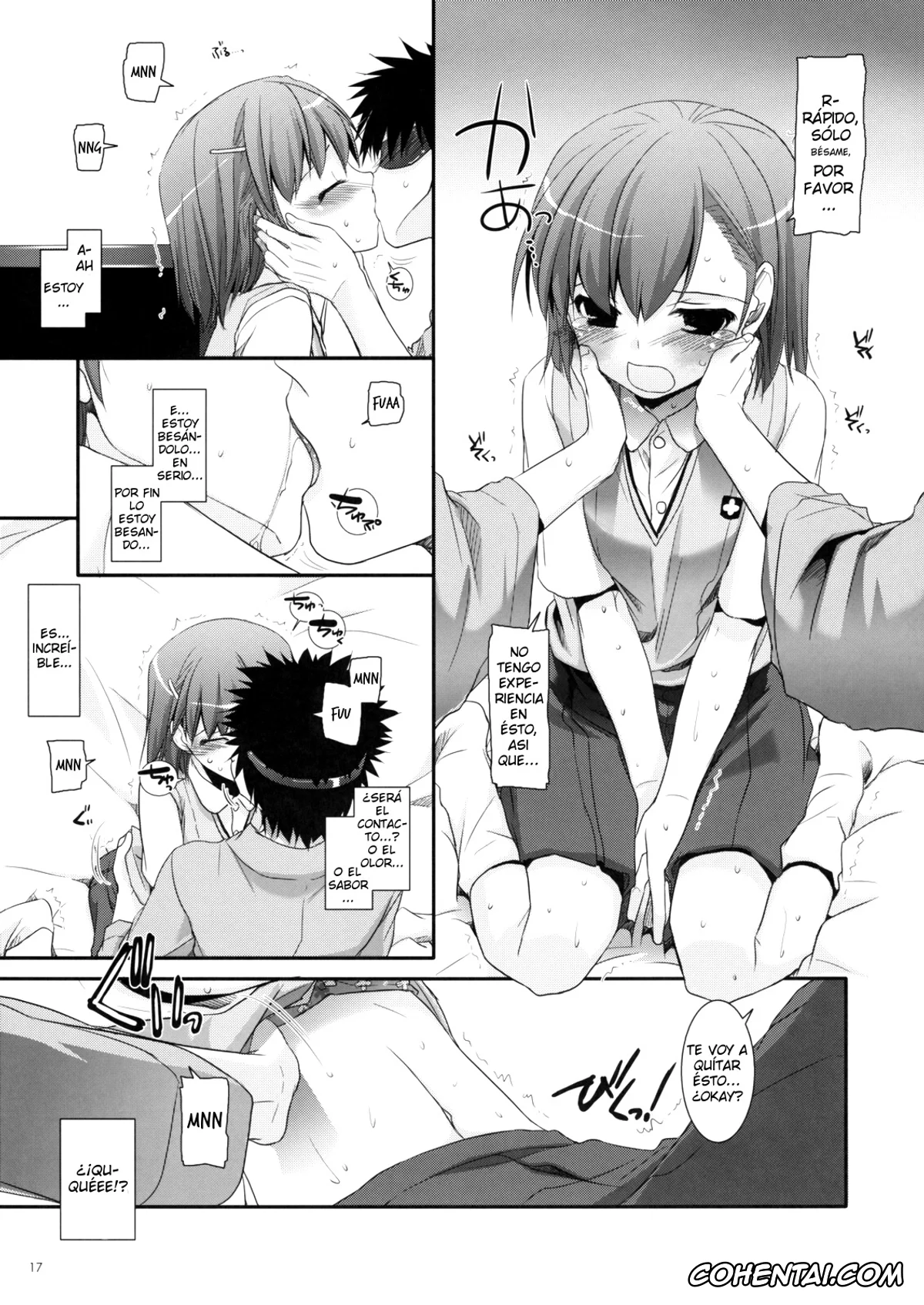 Toaru Project xxx, Mikoto Misaka xxx, Touma Kamijou xxx, D.L. action 50 (Toaru Majutsu no Index), pagina 16