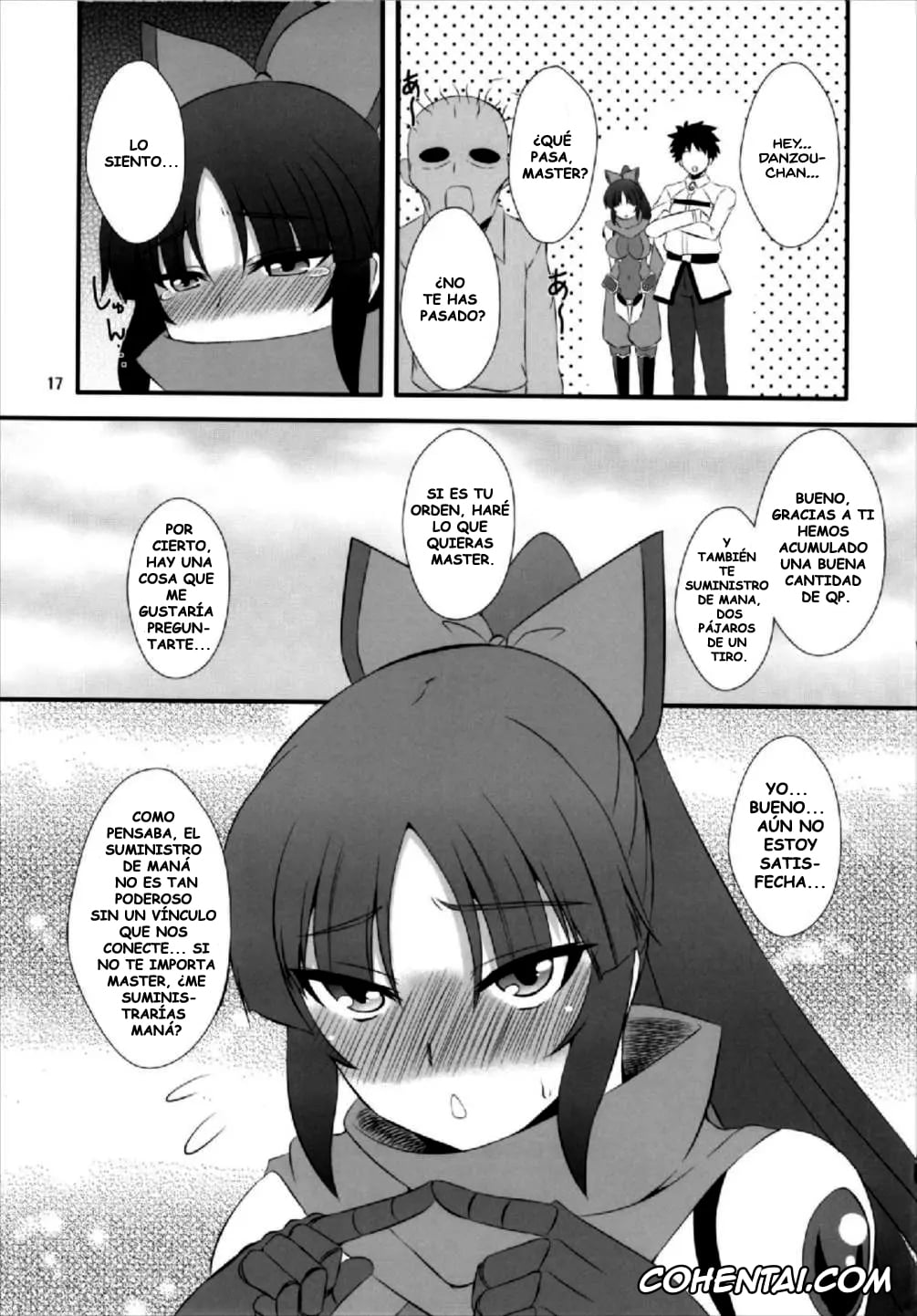 Fate/Grand Order porno, Danzou Katou porno, Danzou no Okuchi (Fate/Grand Order), pagina 17