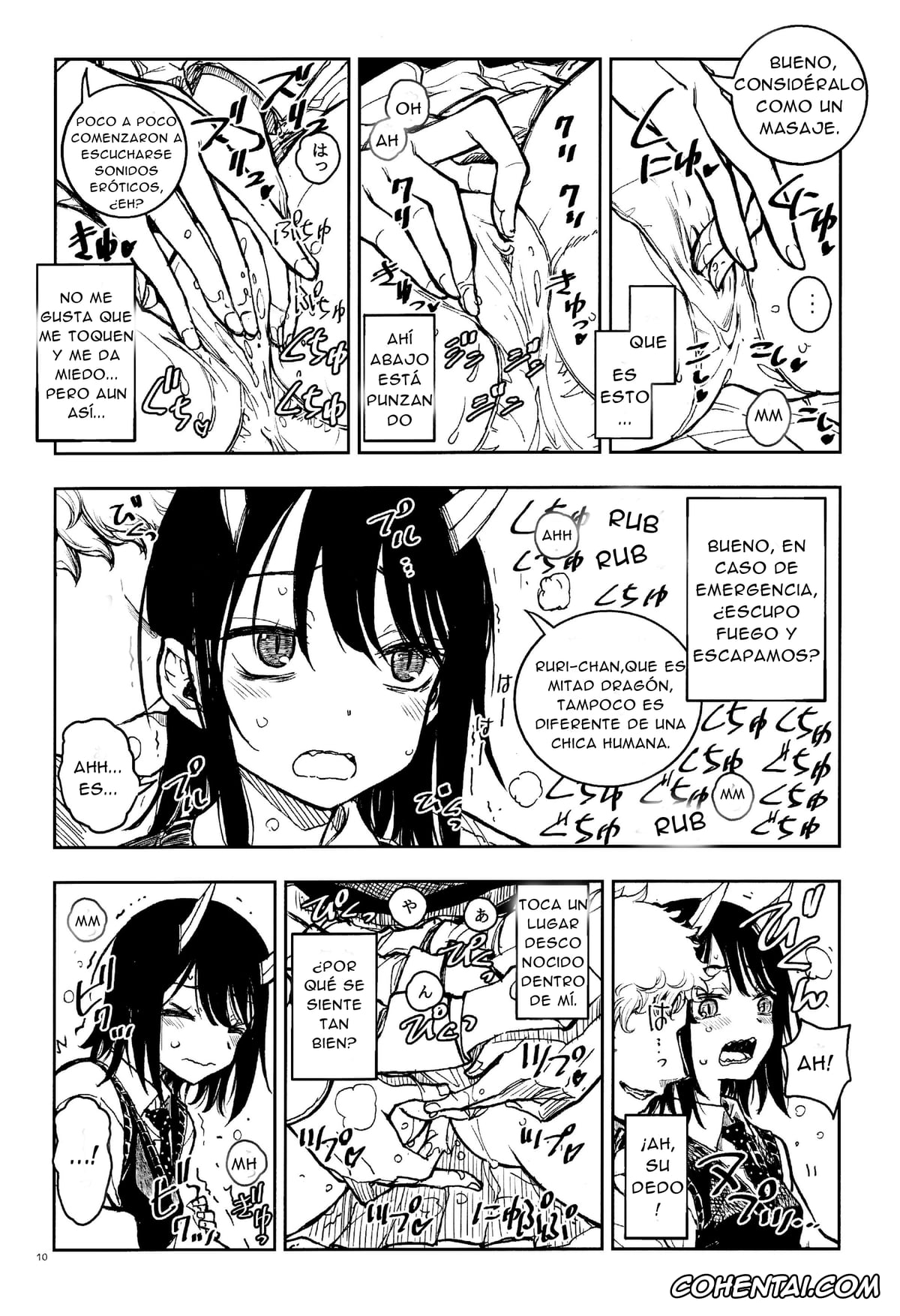 Ruri Dragon hentai, Ruri Aoki hentai, Dragon Shoujo wa Dragon Slayer ni Nante Makenai! (Ruri Dragon), pagina 9