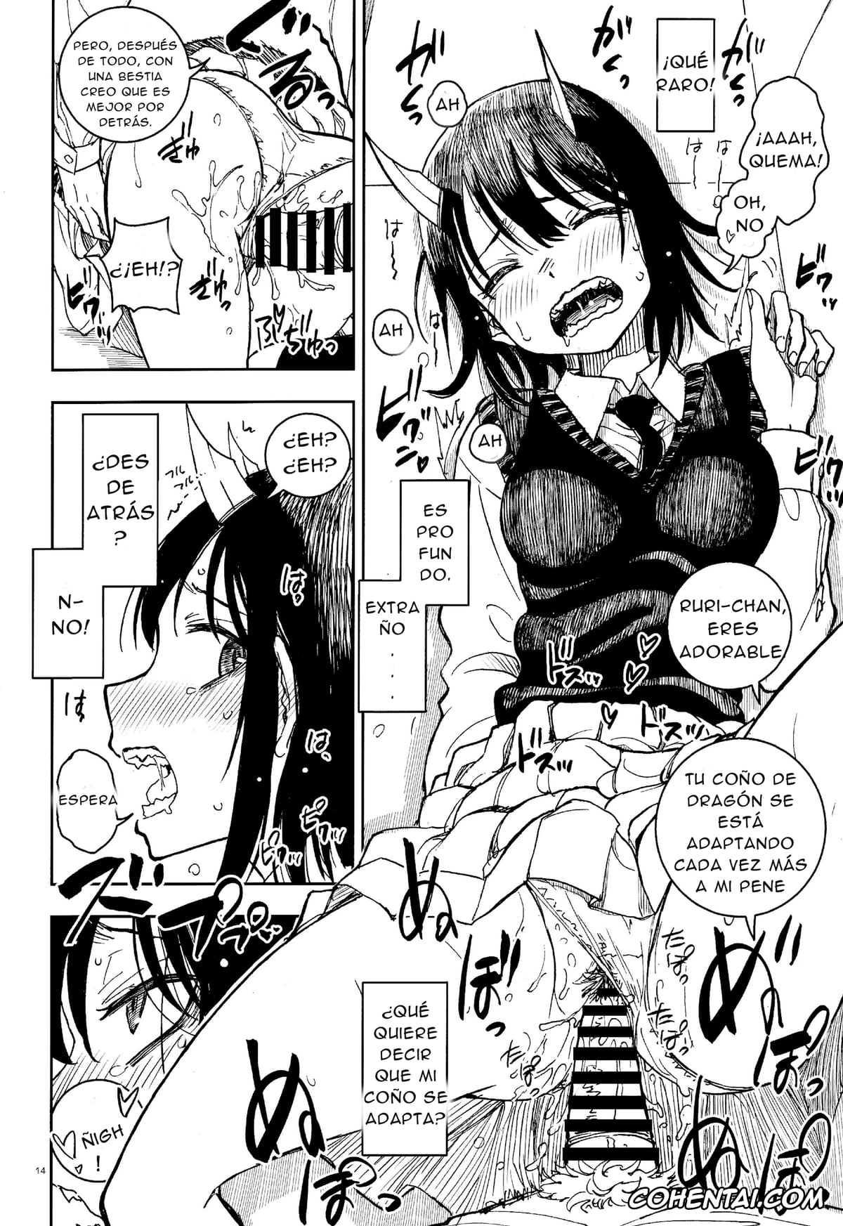 Ruri Dragon xxx, Ruri Aoki xxx, Dragon Shoujo wa Dragon Slayer ni Nante Makenai! (Ruri Dragon), pagina 13