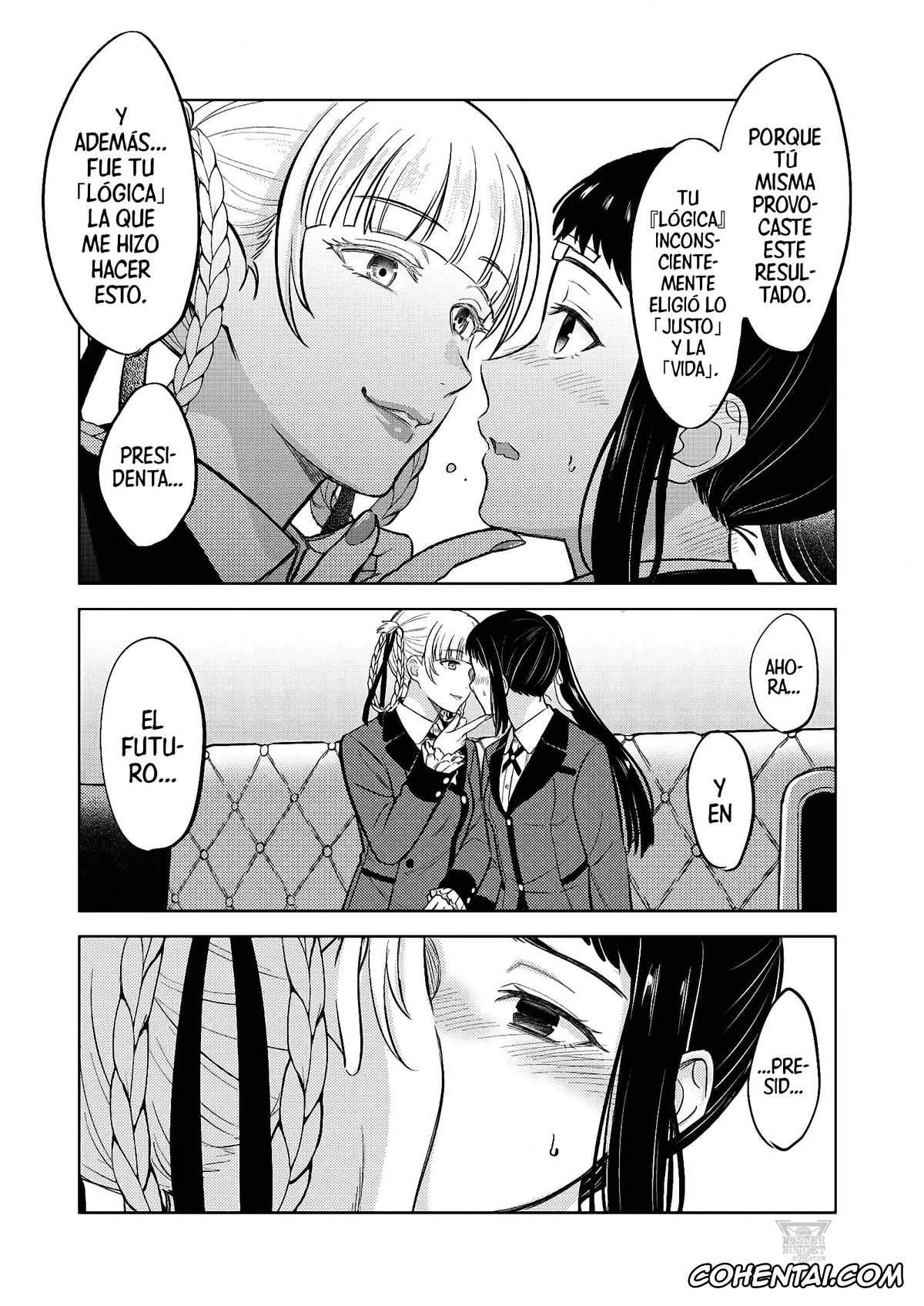 Kakegurui xxx, Kirari Momobami xxx, Sayaka Igarashi xxx, KiraSaya Manga (Kakegurui), pagina 4