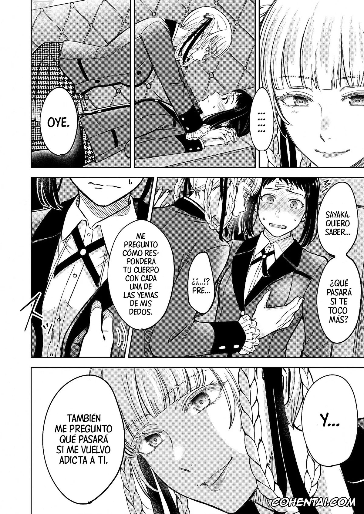 Kakegurui xxx, Kirari Momobami xxx, Sayaka Igarashi xxx, KiraSaya Manga (Kakegurui), pagina 7