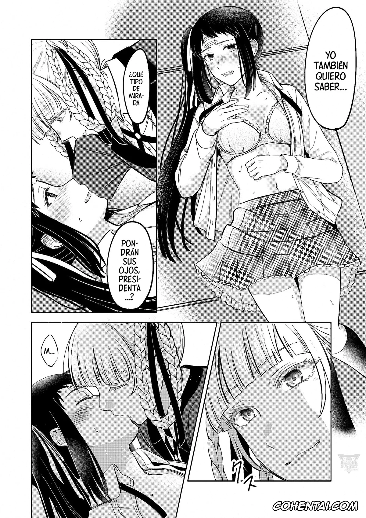 Kakegurui porno, Kirari Momobami porno, Sayaka Igarashi porno, KiraSaya Manga (Kakegurui), pagina 8