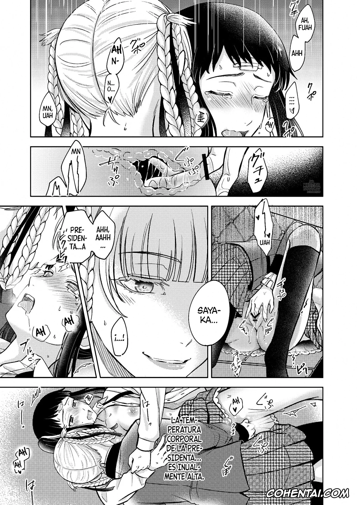Kakegurui porno, Kirari Momobami porno, Sayaka Igarashi porno, KiraSaya Manga (Kakegurui), pagina 14