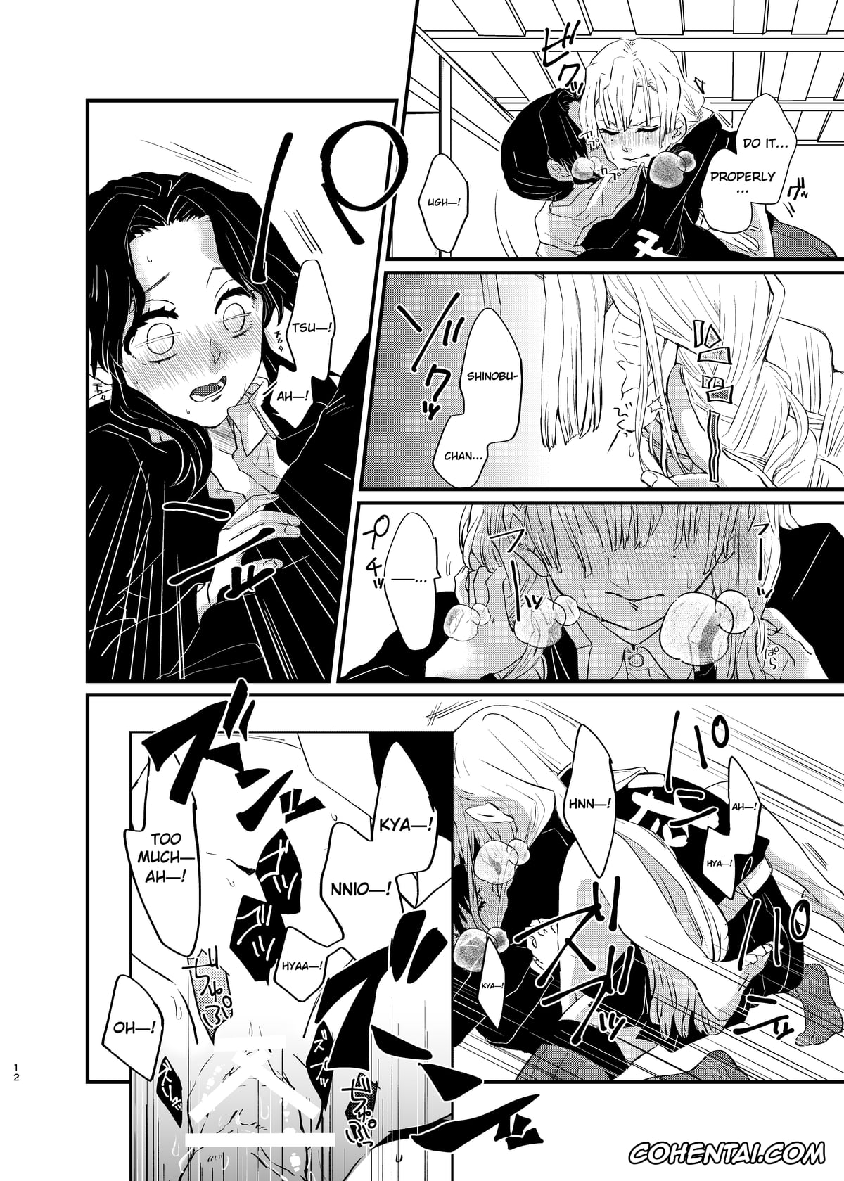 Kimetsu No Yaiba | Demon Slayer hentai, Mitsuri Kanroji hentai, Shinobu Kochou hentai, Watashi to Shita Koto ga (Kimetsu no Yaiba), pagina 12
