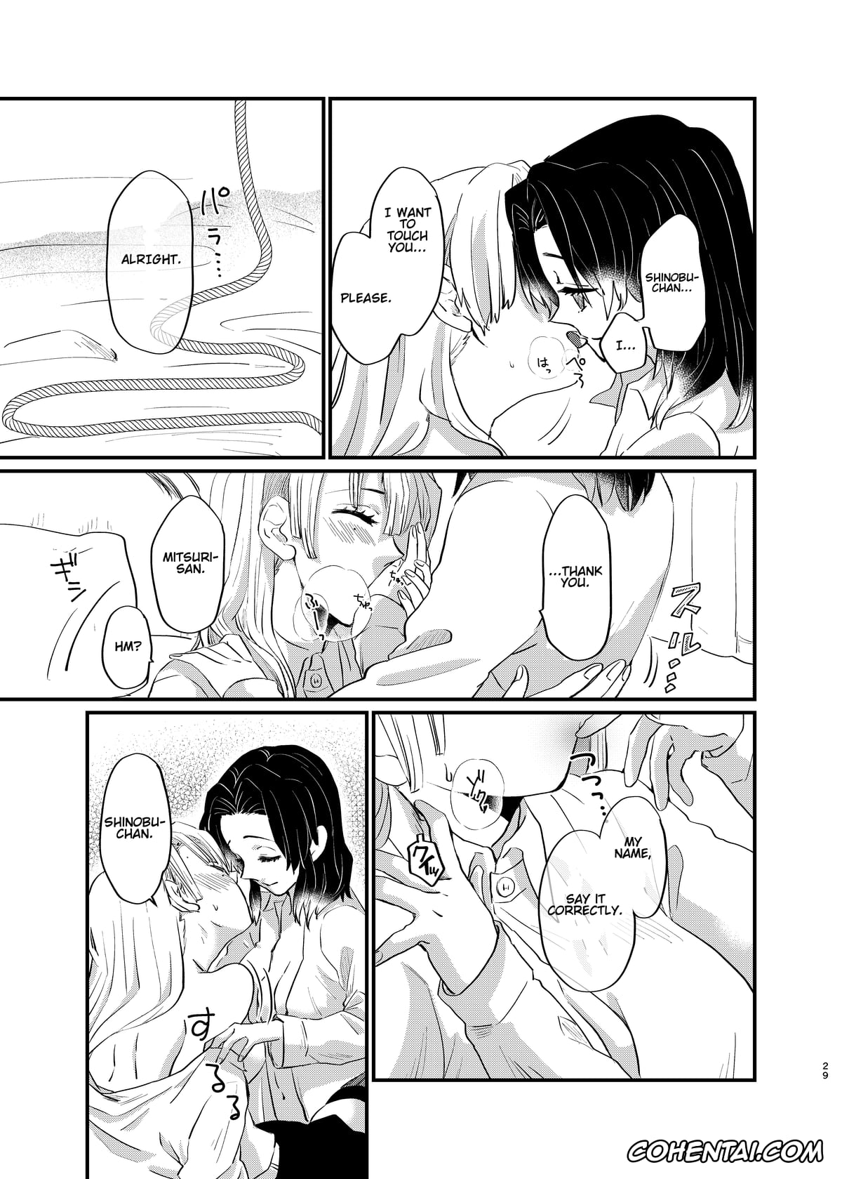 Kimetsu No Yaiba | Demon Slayer porno, Mitsuri Kanroji porno, Shinobu Kochou porno, Watashi to Shita Koto ga (Kimetsu no Yaiba), pagina 29