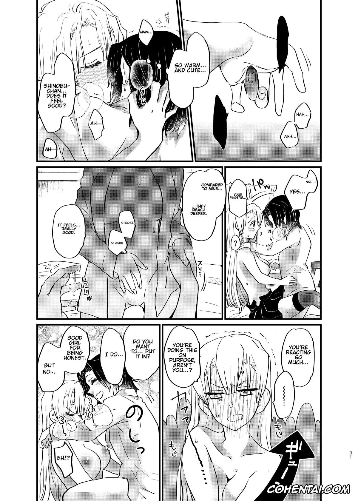 Kimetsu No Yaiba | Demon Slayer xxx, Mitsuri Kanroji xxx, Shinobu Kochou xxx, Watashi to Shita Koto ga (Kimetsu no Yaiba), pagina 31
