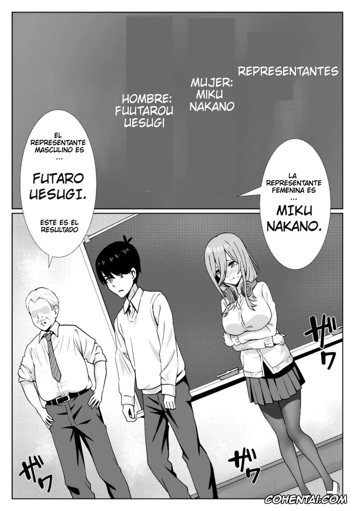 Gotoubun No Hanayome | The Quintessential Quintuplets hentai, Miku Nakano hentai, Nino Nakano hentai, Miku-san to Sukebe na Jisshuu (Gotoubun no Hanayome), pagina 3