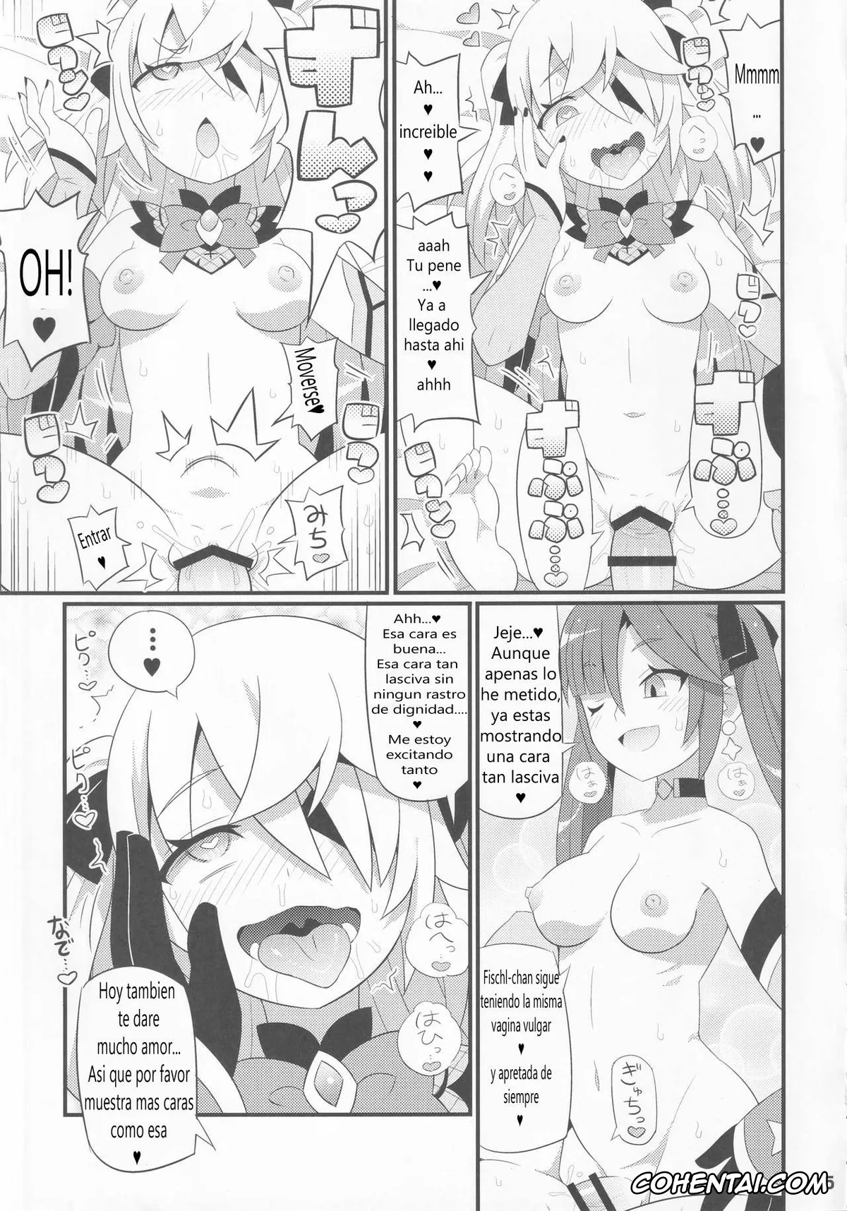 Genshin Impact hentai, Fischl hentai, Mona Megistus hentai, Emi-chan o Aherasemakuru Hon (Genshin Impact), pagina 6