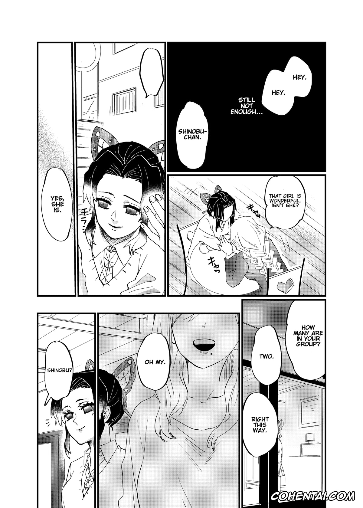 Kimetsu No Yaiba | Demon Slayer xxx, Mitsuri Kanroji xxx, Shinobu Kochou xxx, Kocchi Muite Baby (Kimetsu no Yaiba), pagina 4