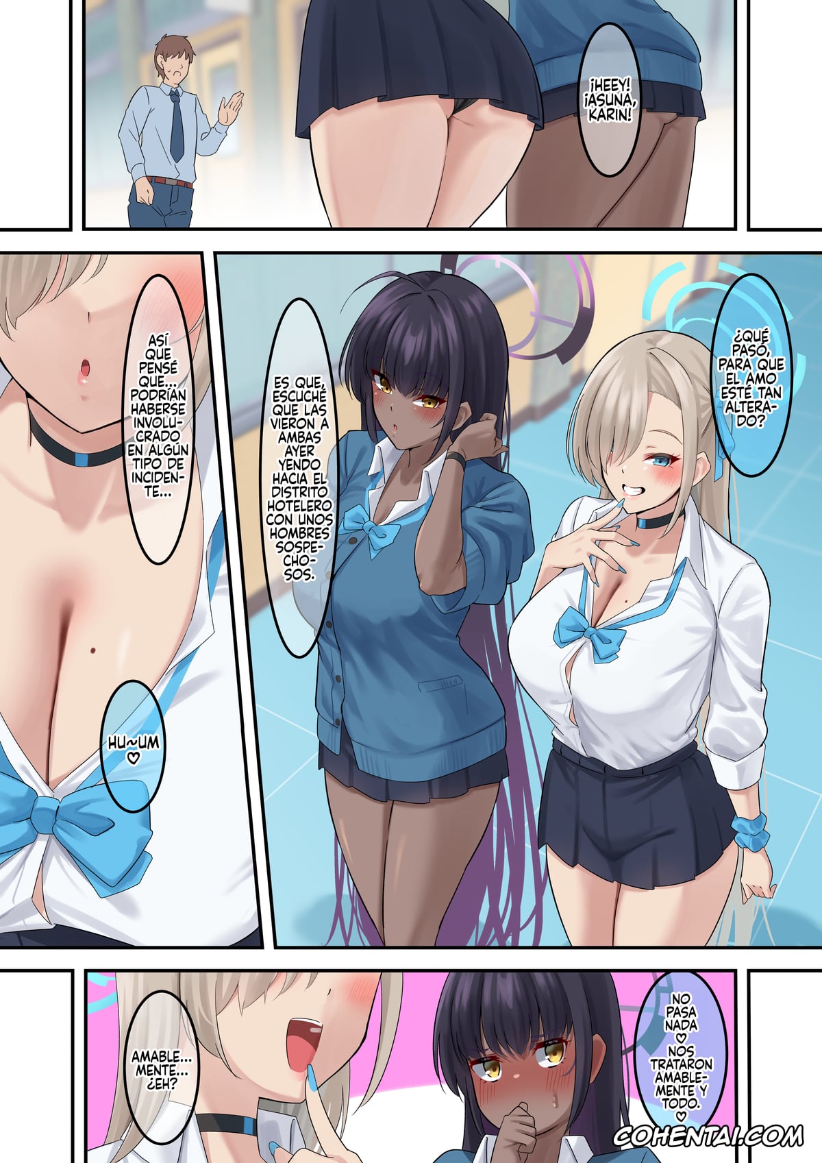 Blue Archive hentai, Asuna Ichinose hentai, Karin Kakudate hentai, Ore no Seito no Shirokuro Gal ga Dosukebe Enkou Shiteta Ken (Blue Archive), pagina 27