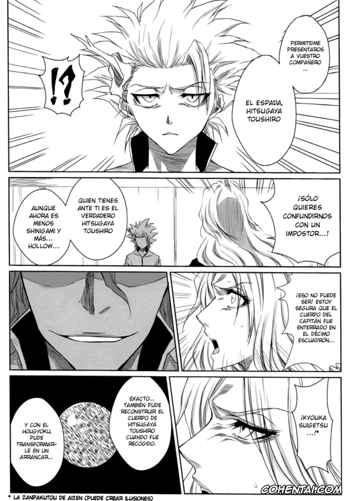 Bleach porno, Rangiku Matsumoto porno, Toushirou Hitsugaya porno, Shi (Bleach), pagina 5