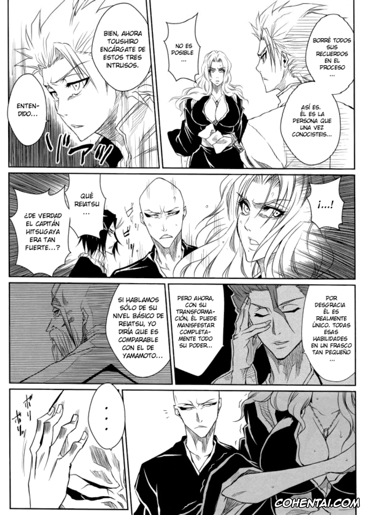 Bleach hentai, Rangiku Matsumoto hentai, Toushirou Hitsugaya hentai, Shi (Bleach), pagina 6