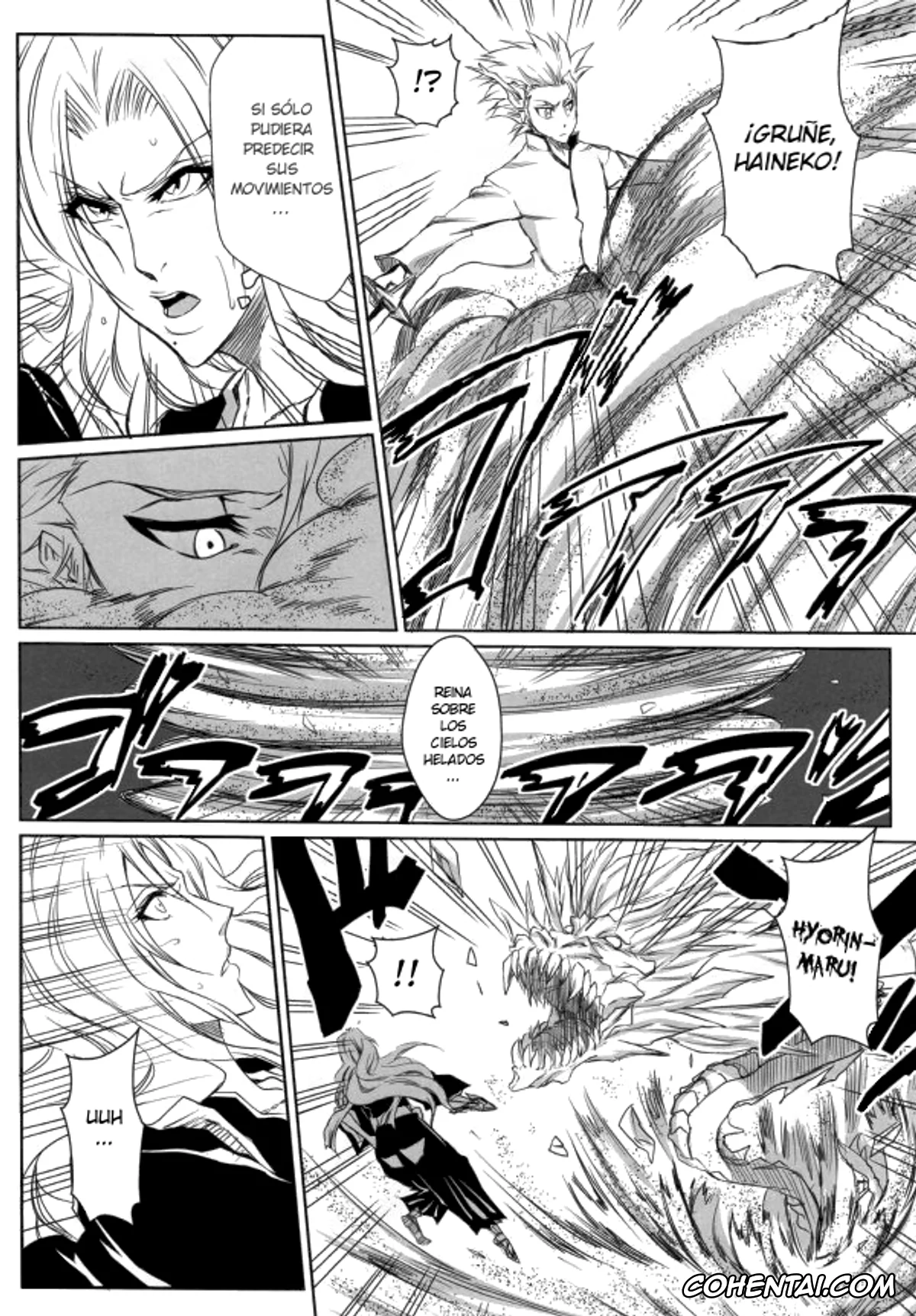 Bleach hentai, Rangiku Matsumoto hentai, Toushirou Hitsugaya hentai, Shi (Bleach), pagina 9