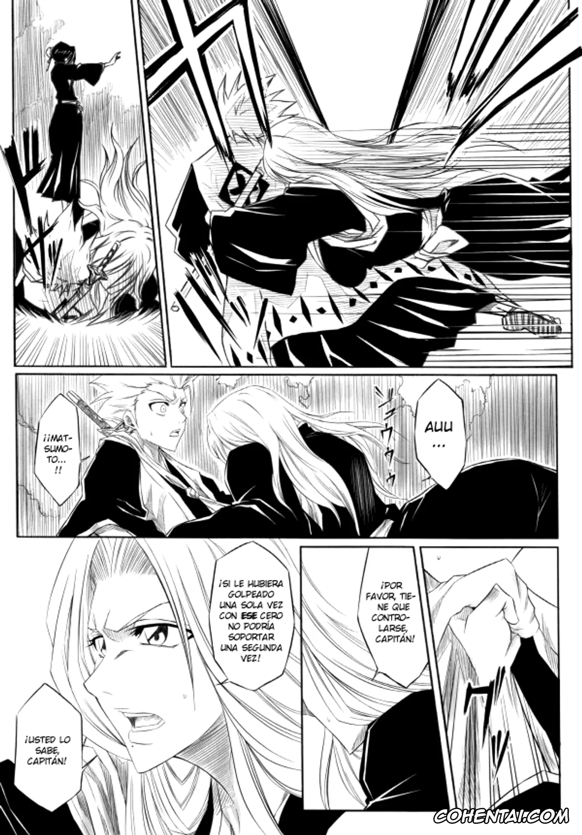 Bleach porno, Rangiku Matsumoto porno, Toushirou Hitsugaya porno, Fuyu (Bleach), pagina 8