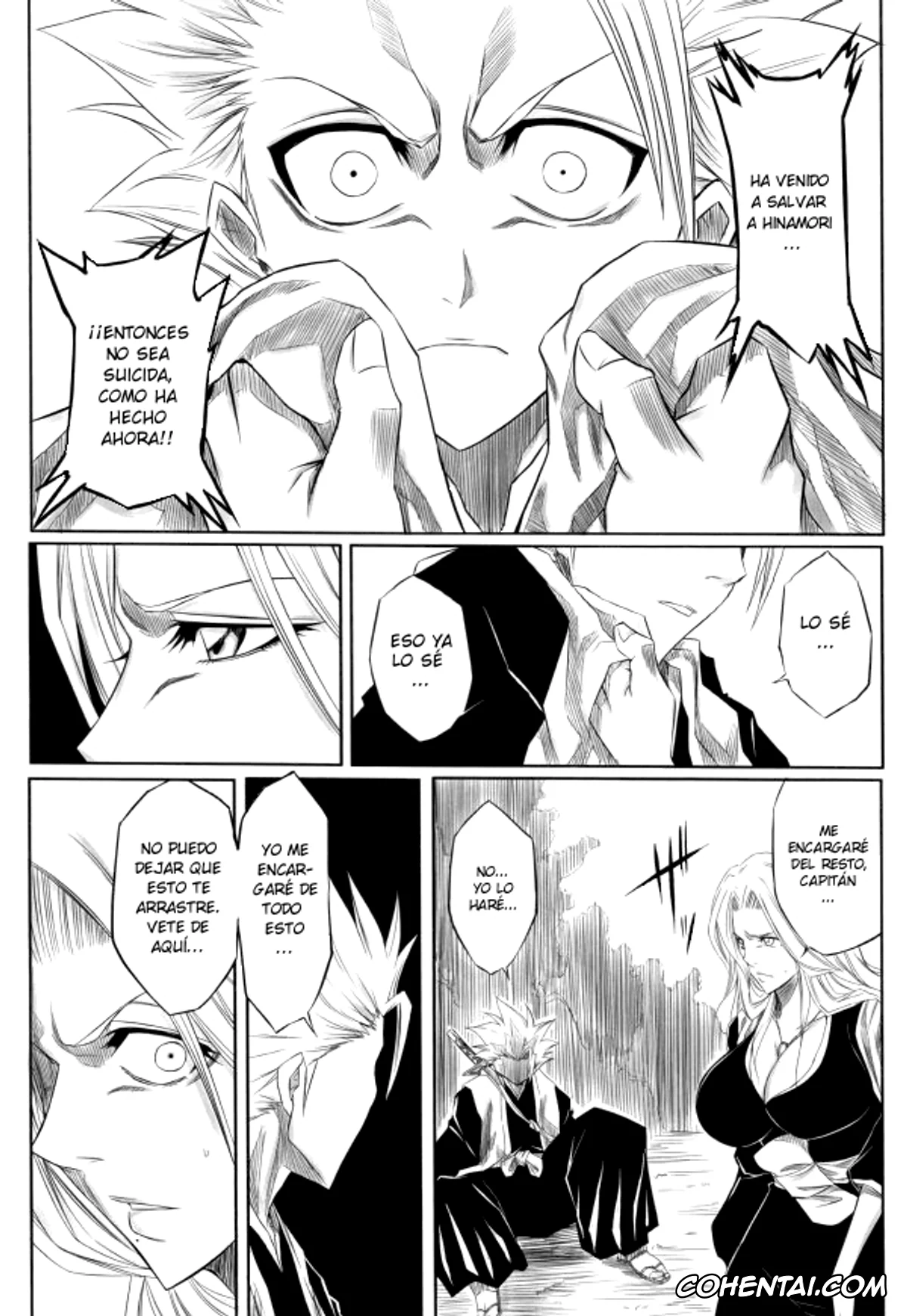 Bleach hentai, Rangiku Matsumoto hentai, Toushirou Hitsugaya hentai, Fuyu (Bleach), pagina 9
