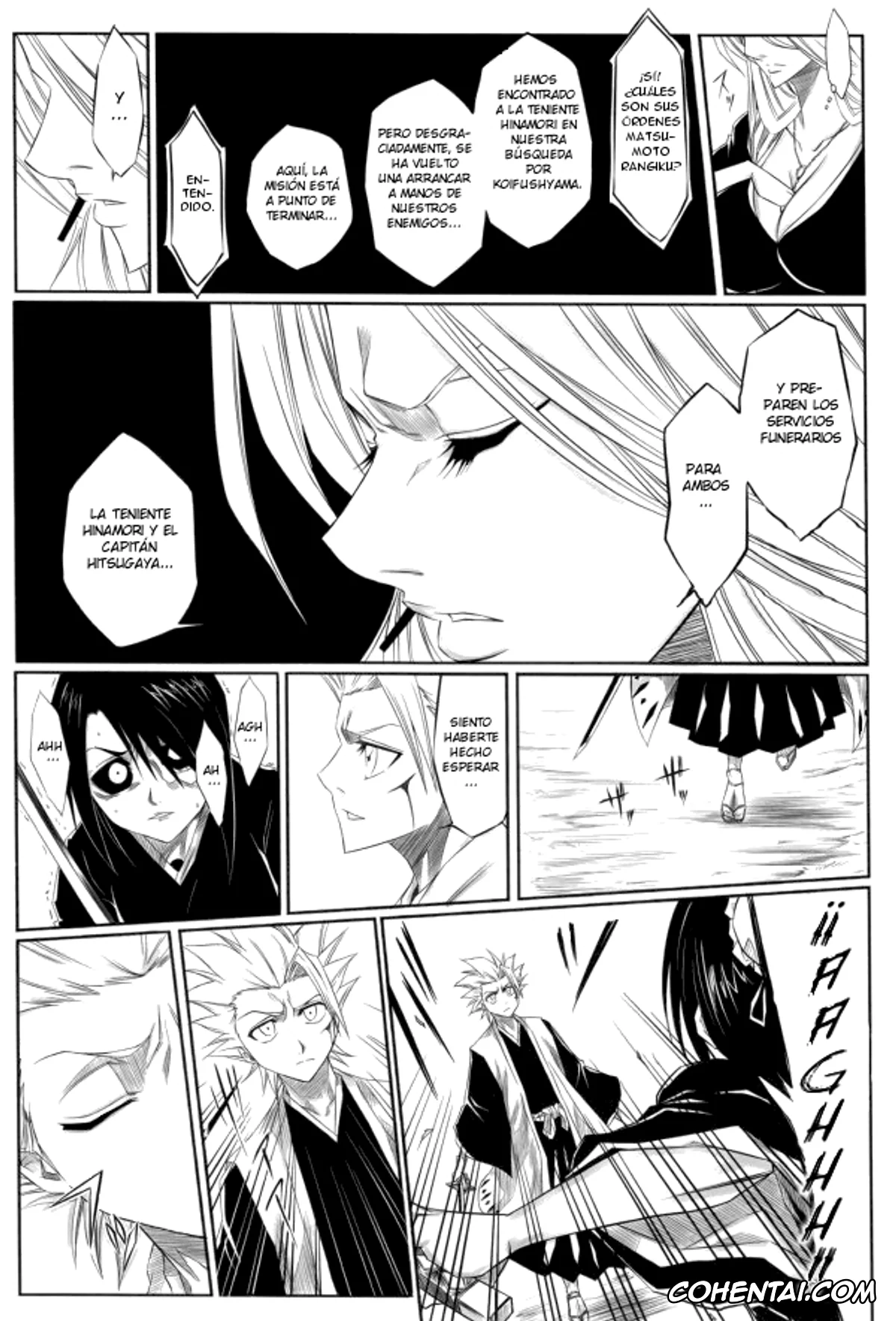 Bleach porno, Rangiku Matsumoto porno, Toushirou Hitsugaya porno, Fuyu (Bleach), pagina 11
