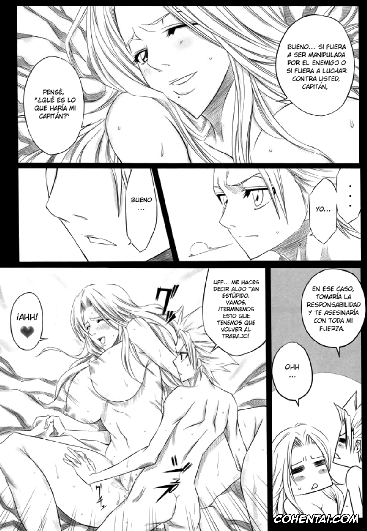 Bleach xxx, Rangiku Matsumoto xxx, Toushirou Hitsugaya xxx, Fuyu (Bleach), pagina 16