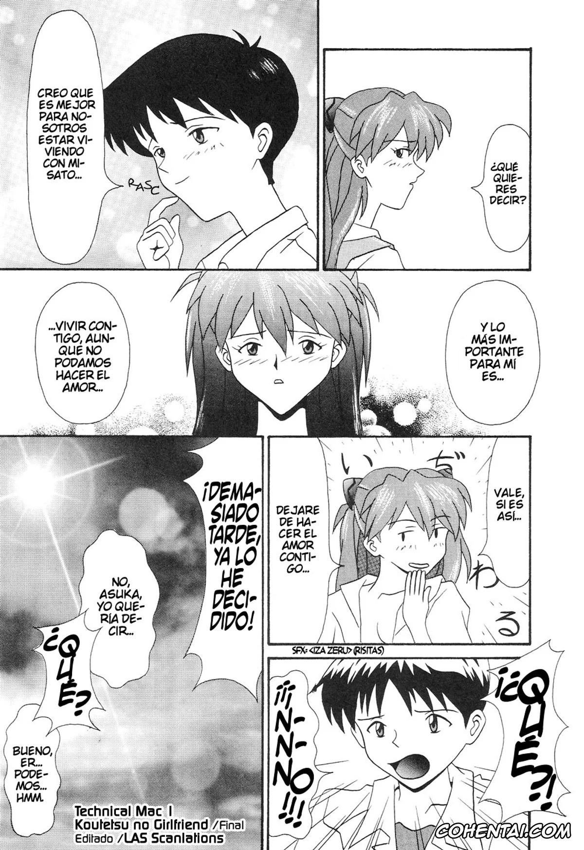 Neon Genesis Evangelion hentai, Asuka Langley Soryu hentai, Shinji Ikari hentai, TECHNICAL MAC 1 (Neon Genesis Evangelion), pagina 21