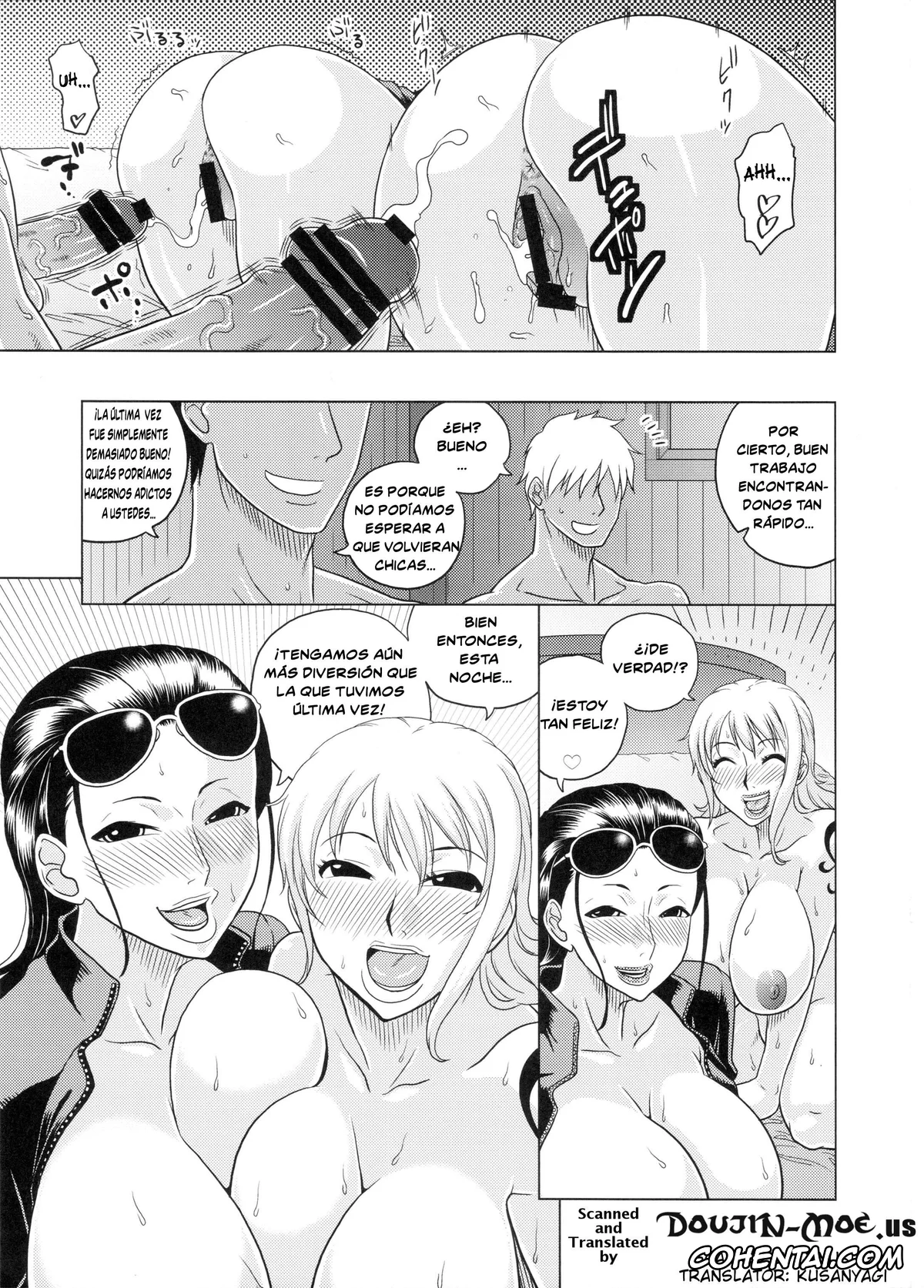 One Piece hentai, Nami hentai, Nico Robin hentai, NamiRobi 4 (One Piece), pagina 6