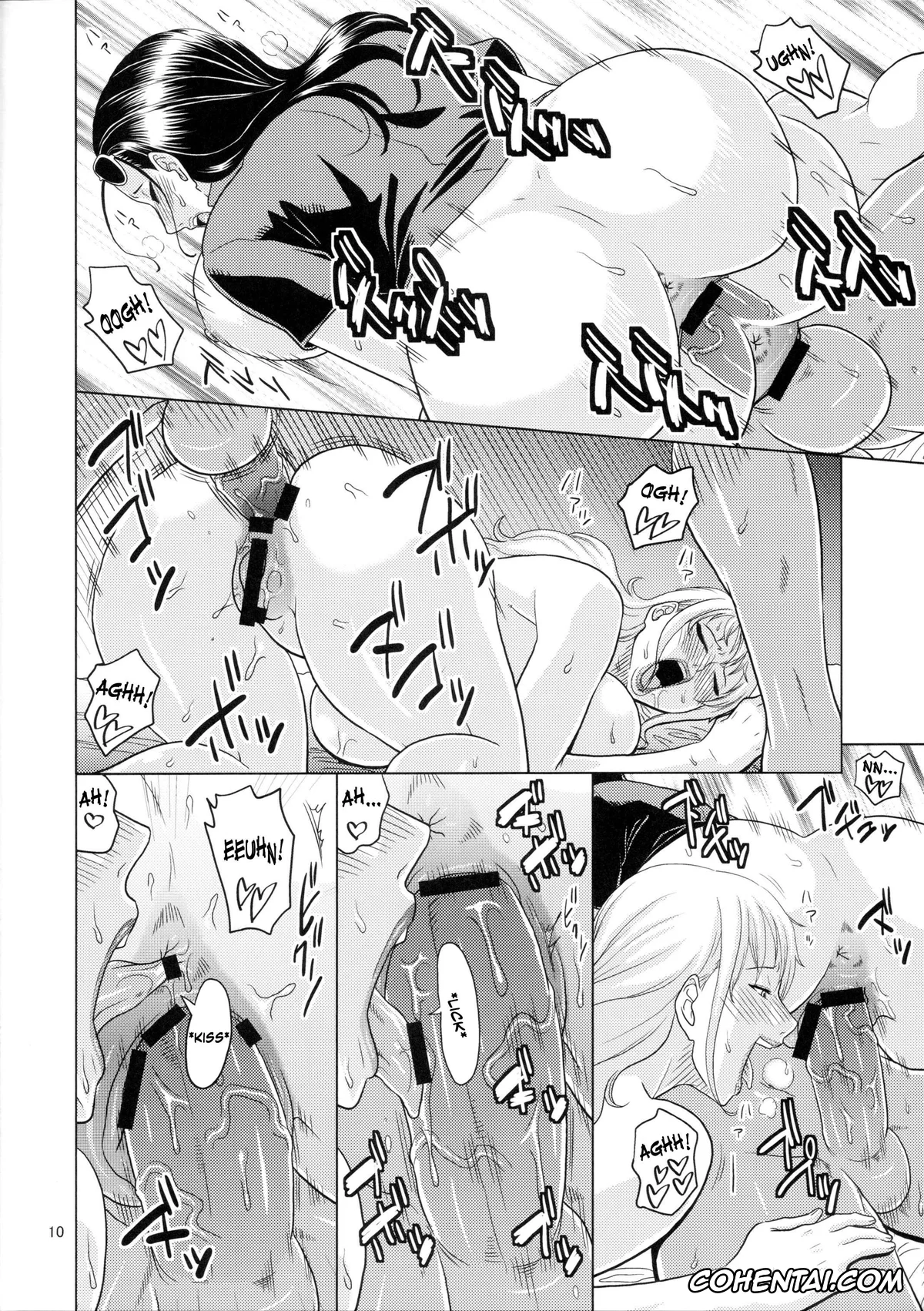 One Piece porno, Nami porno, Nico Robin porno, NamiRobi 4 (One Piece), pagina 11