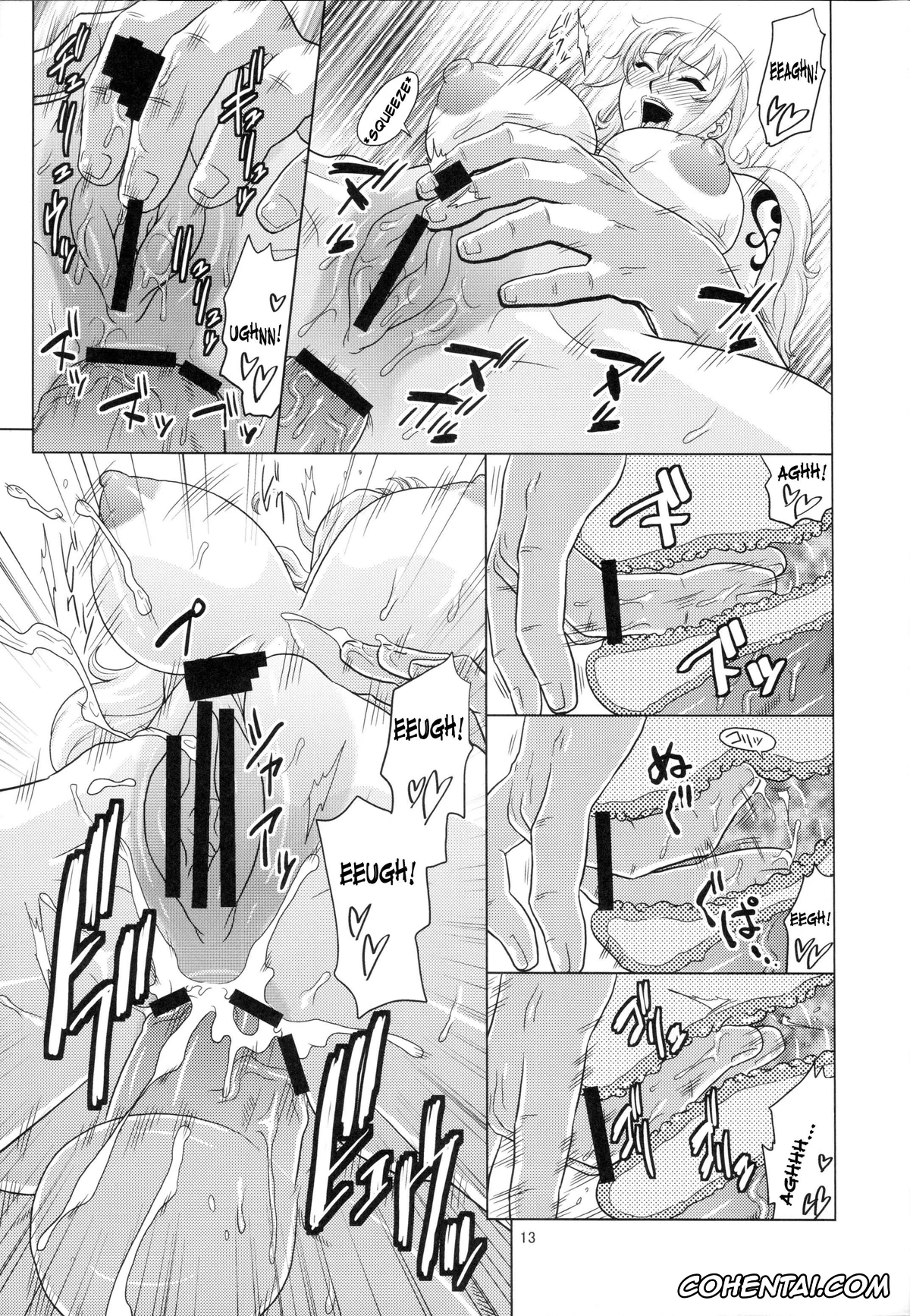 One Piece porno, Nami porno, Nico Robin porno, NamiRobi 4 (One Piece), pagina 14