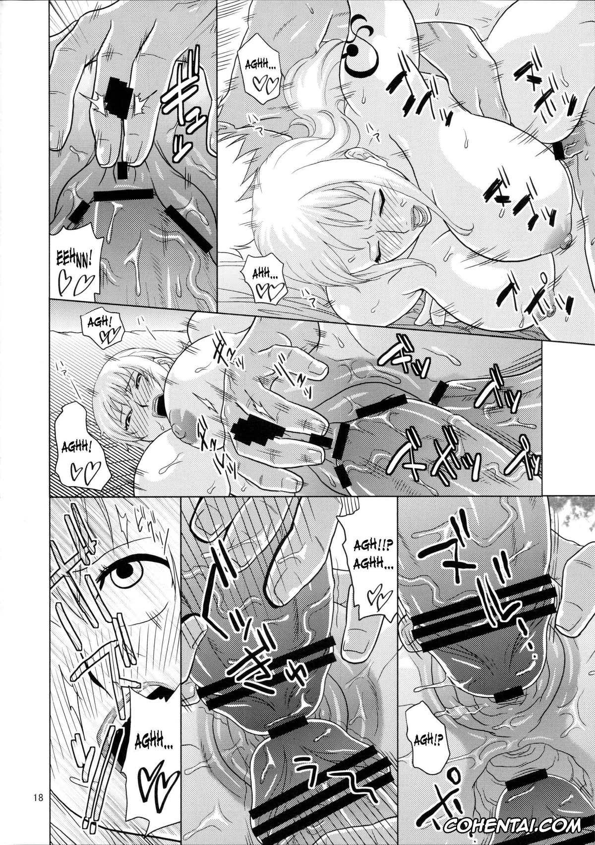 One Piece xxx, Nami xxx, Nico Robin xxx, NamiRobi 4 (One Piece), pagina 19