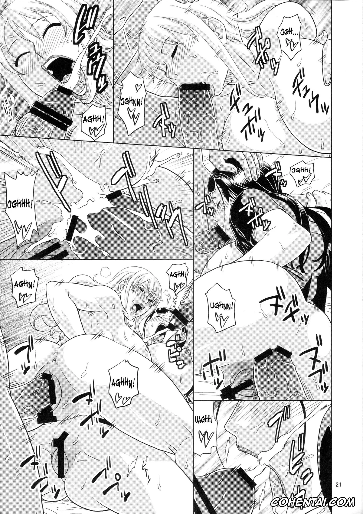 One Piece xxx, Nami xxx, Nico Robin xxx, NamiRobi 4 (One Piece), pagina 22
