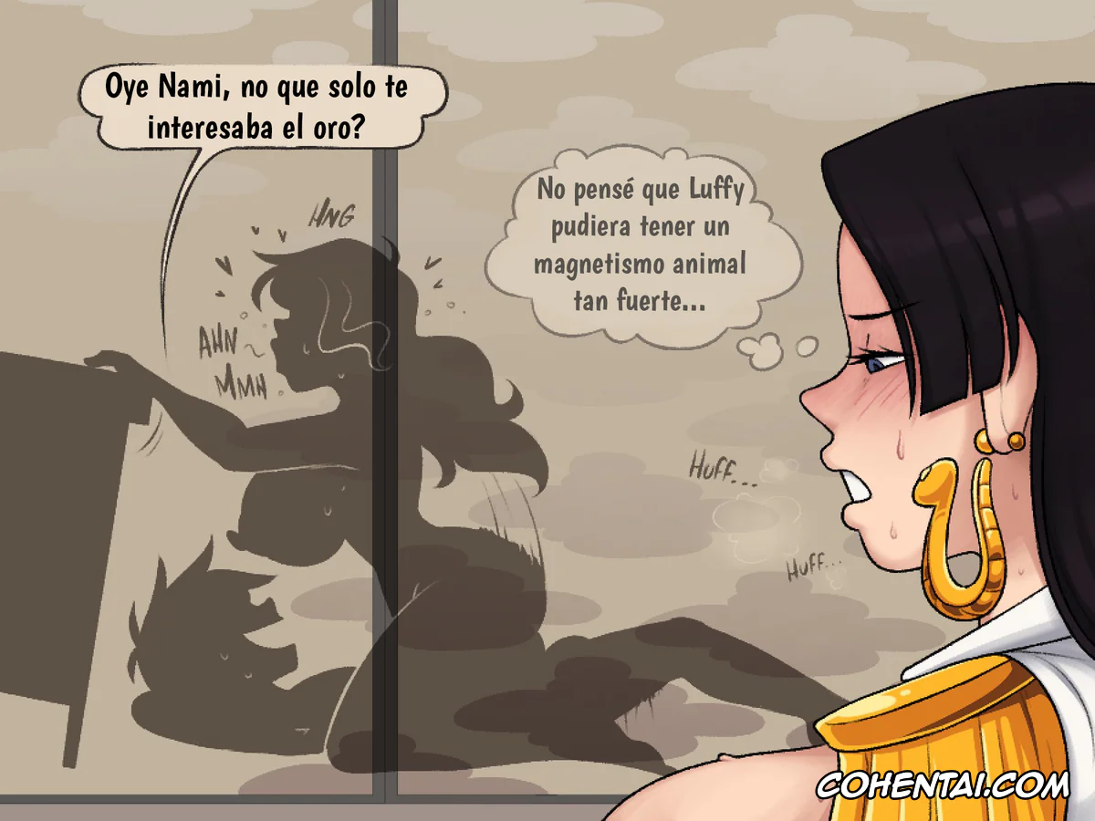 One Piece xxx, Boa Hancock xxx, Monkey D. Luffy xxx, Nami xxx, Nico Robin xxx, Not so Stealthy Affairs (One Piece), pagina 4