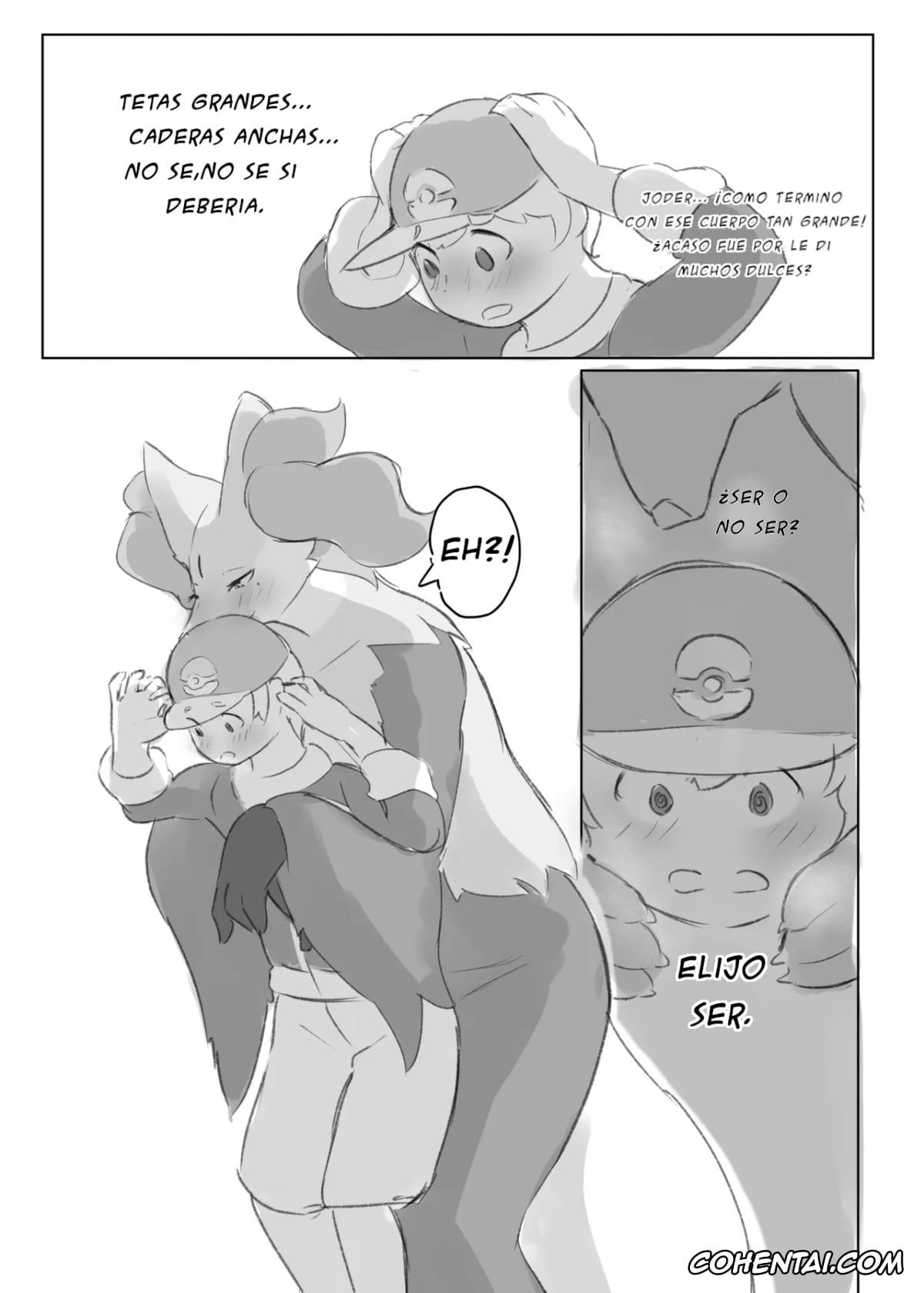 Pokemon | Pocket Monsters porno, Delphox porno, Una historia sobre el período de celo de Mafo-san (Pokémon), pagina 5