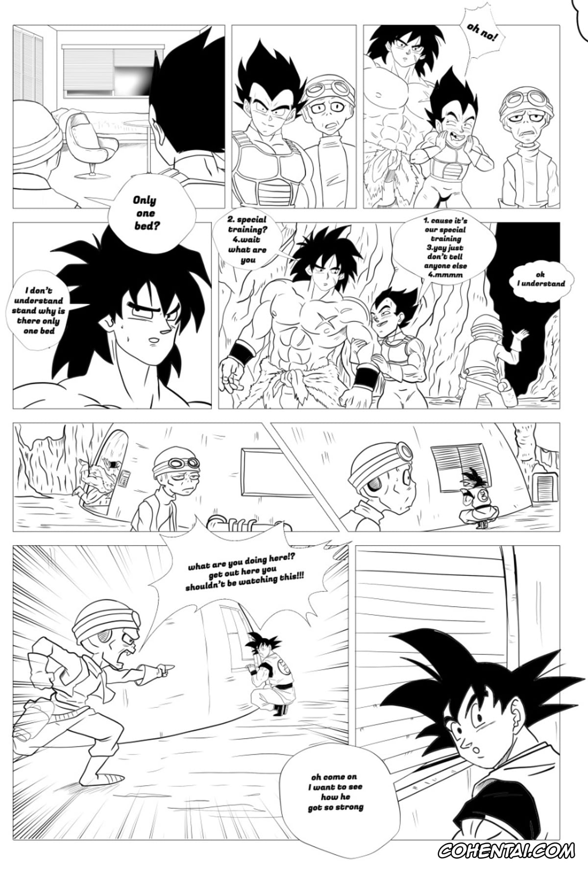 Dragon Ball xxx, Fairy Tail xxx, Son Goku xxx, Vegeta xxx, Len special training. (Dragon Ball), pagina 1