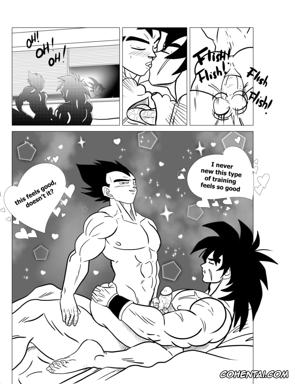 Dragon Ball porno, Fairy Tail porno, Son Goku porno, Vegeta porno, Len special training. (Dragon Ball), pagina 2