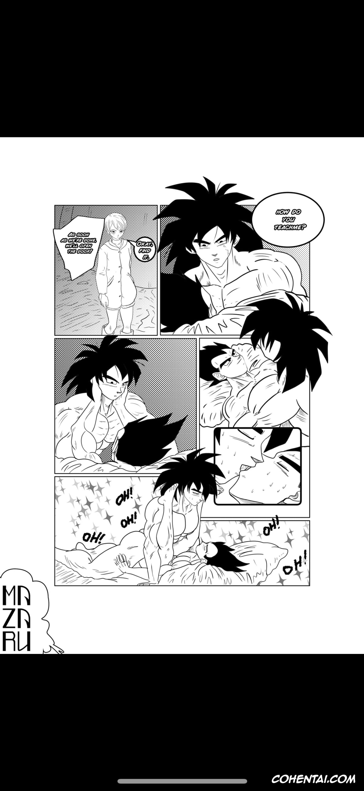 Dragon Ball porno, Fairy Tail porno, Son Goku porno, Vegeta porno, Len special training. (Dragon Ball), pagina 8