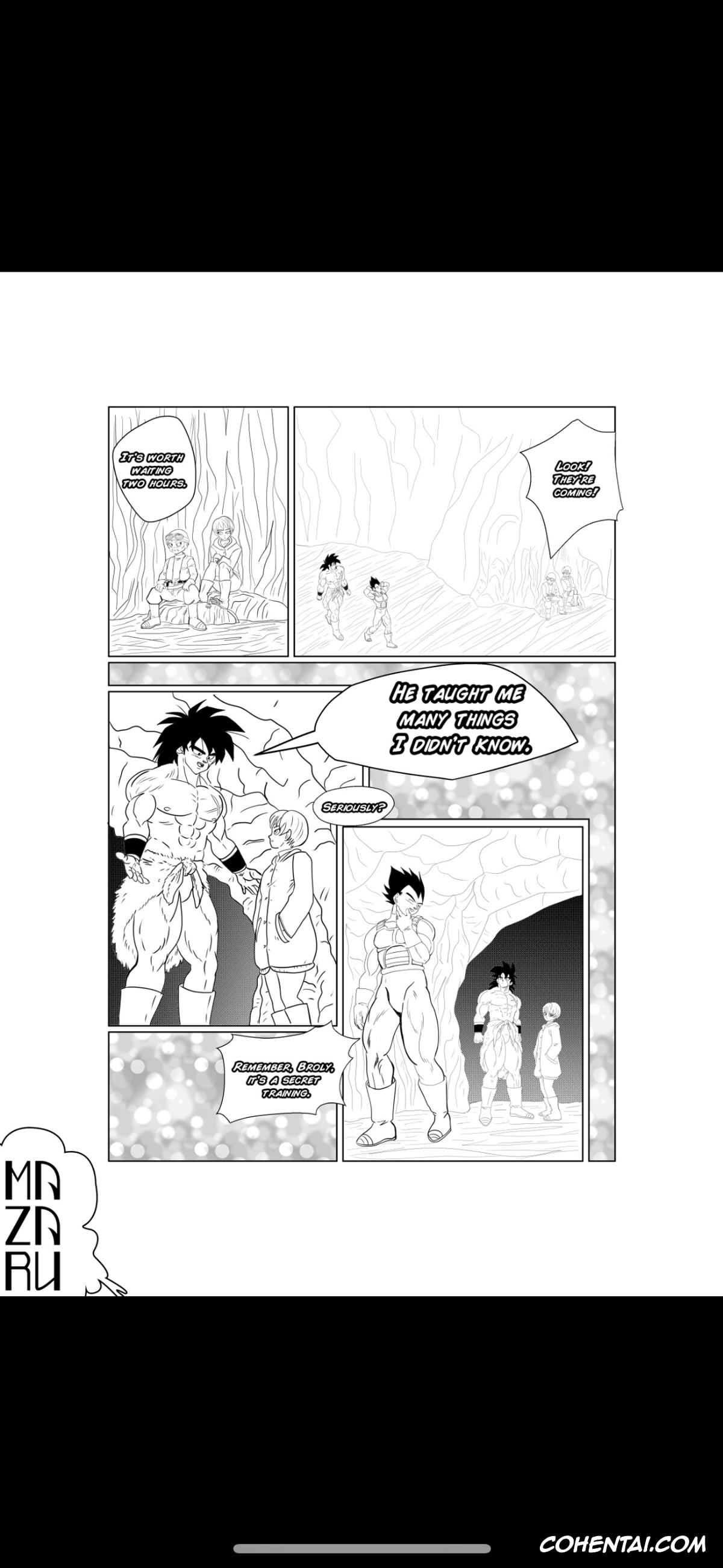 Dragon Ball hentai, Fairy Tail hentai, Son Goku hentai, Vegeta hentai, Len special training. (Dragon Ball), pagina 9