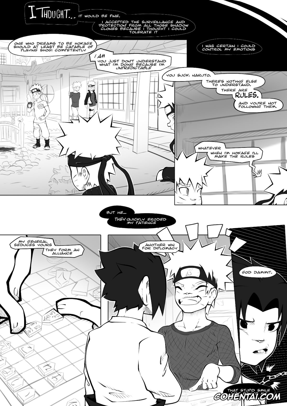 NARUTO porno, Naruto Uzumaki porno, Sasuke Uchiha porno, In The Shadow (Naruto), pagina 2