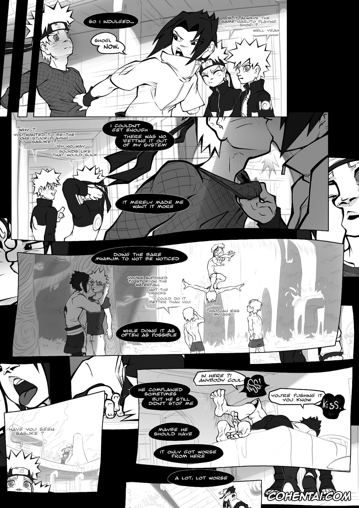 NARUTO porno, Naruto Uzumaki porno, Sasuke Uchiha porno, In The Shadow (Naruto), pagina 11