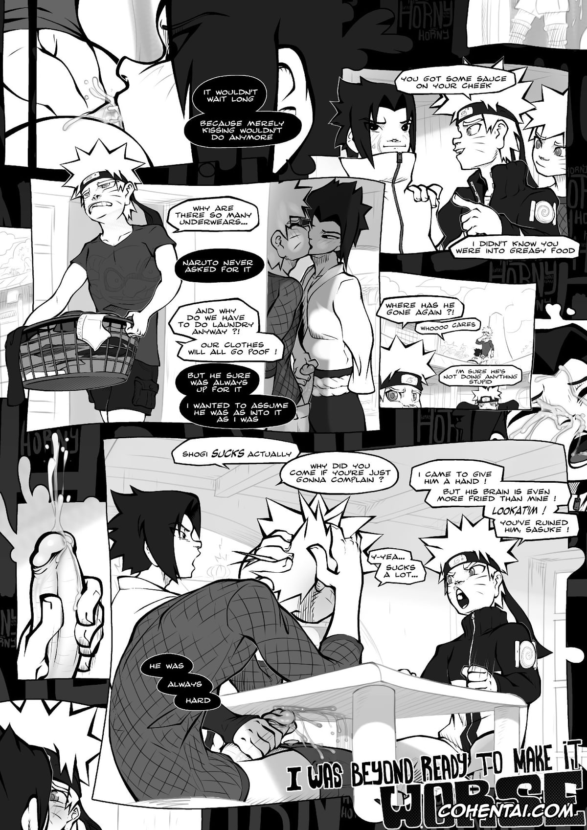 NARUTO porno, Naruto Uzumaki porno, Sasuke Uchiha porno, In The Shadow (Naruto), pagina 17