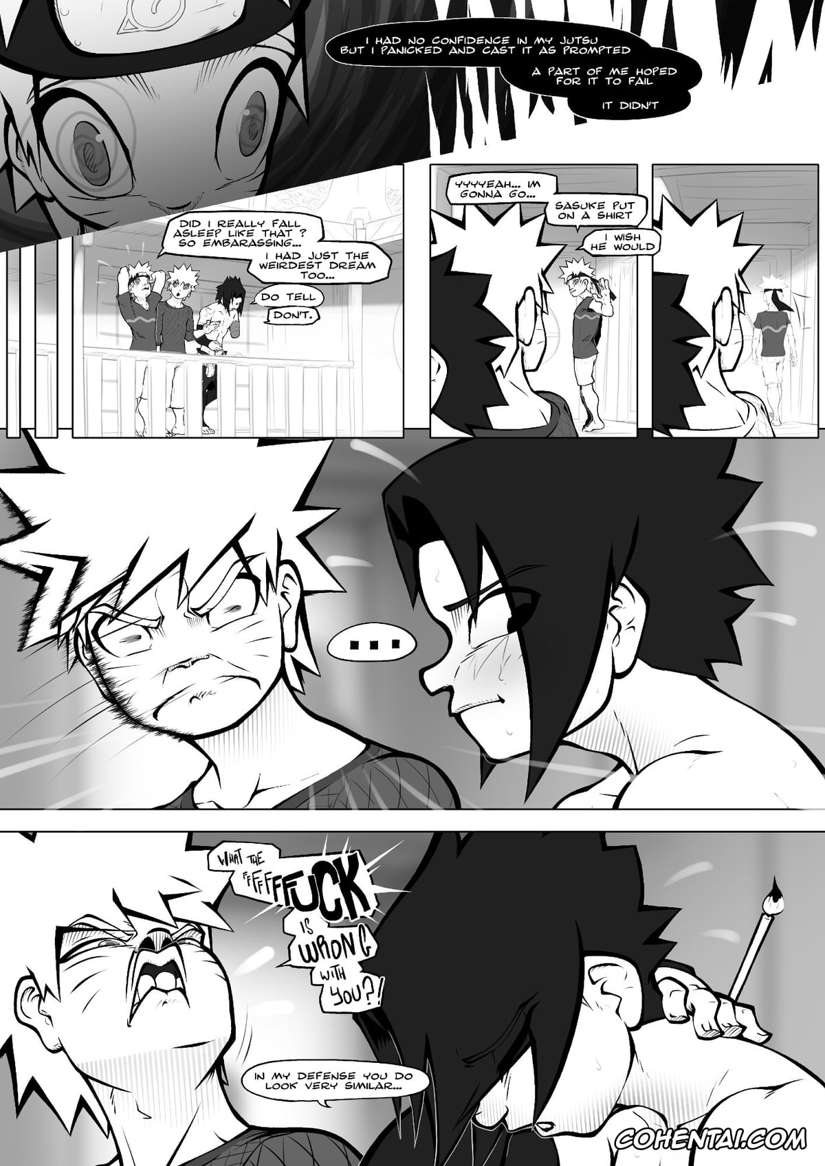 NARUTO xxx, Naruto Uzumaki xxx, Sasuke Uchiha xxx, In The Shadow (Naruto), pagina 22