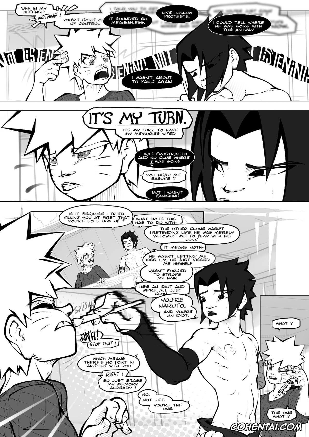 NARUTO porno, Naruto Uzumaki porno, Sasuke Uchiha porno, In The Shadow (Naruto), pagina 23