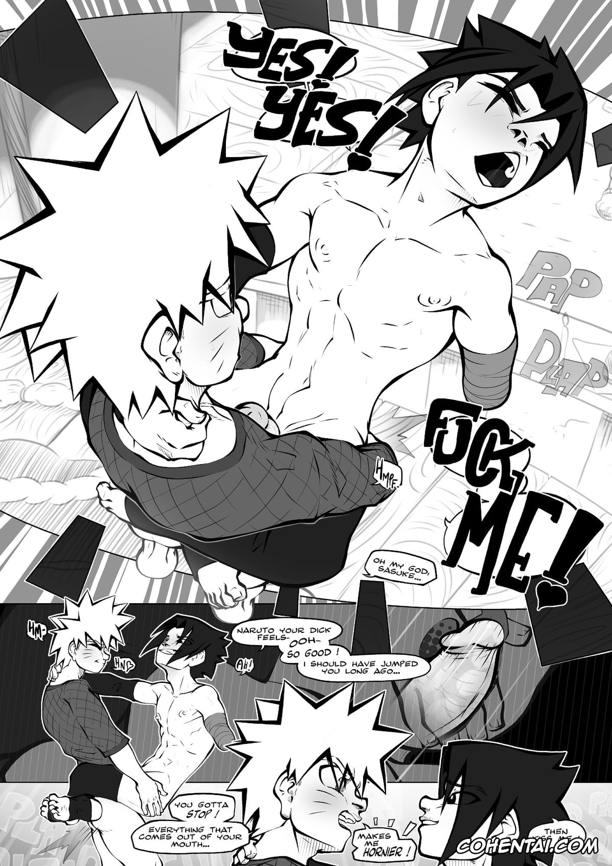 NARUTO hentai, Naruto Uzumaki hentai, Sasuke Uchiha hentai, In The Shadow (Naruto), pagina 30