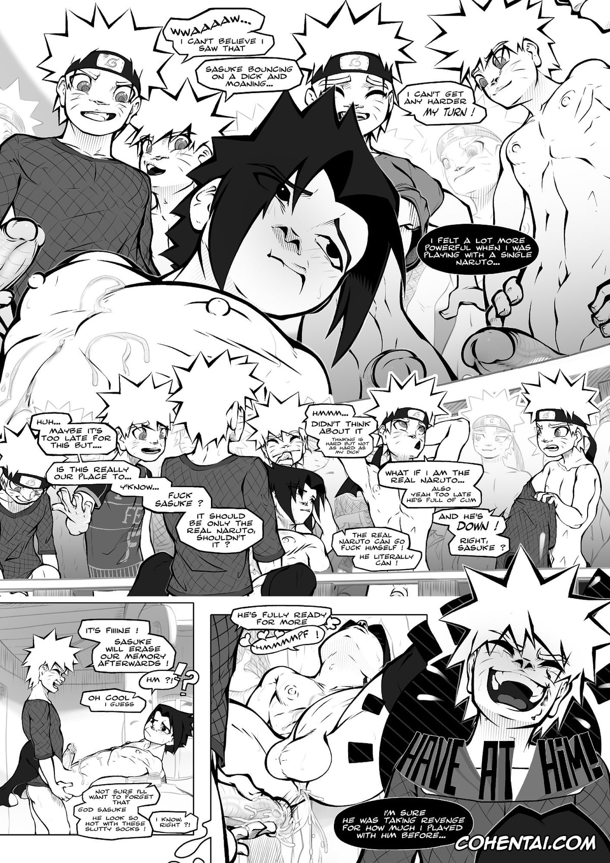 NARUTO porno, Naruto Uzumaki porno, Sasuke Uchiha porno, In The Shadow (Naruto), pagina 35