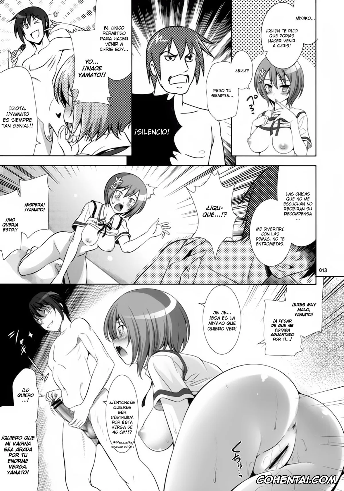 Maji De Watashi Ni Koi Shinasai xxx, Christiane Friedrich xxx, Kazuko Kawakami xxx, Miyako Shiina xxx, Momoyo Kawakami xxx, Yamato Naoe xxx, Yukie Mayuzumi xxx, Go! Go! Bushi Musume (Maji de Watashi ni Koi Shinasai!), pagina 13