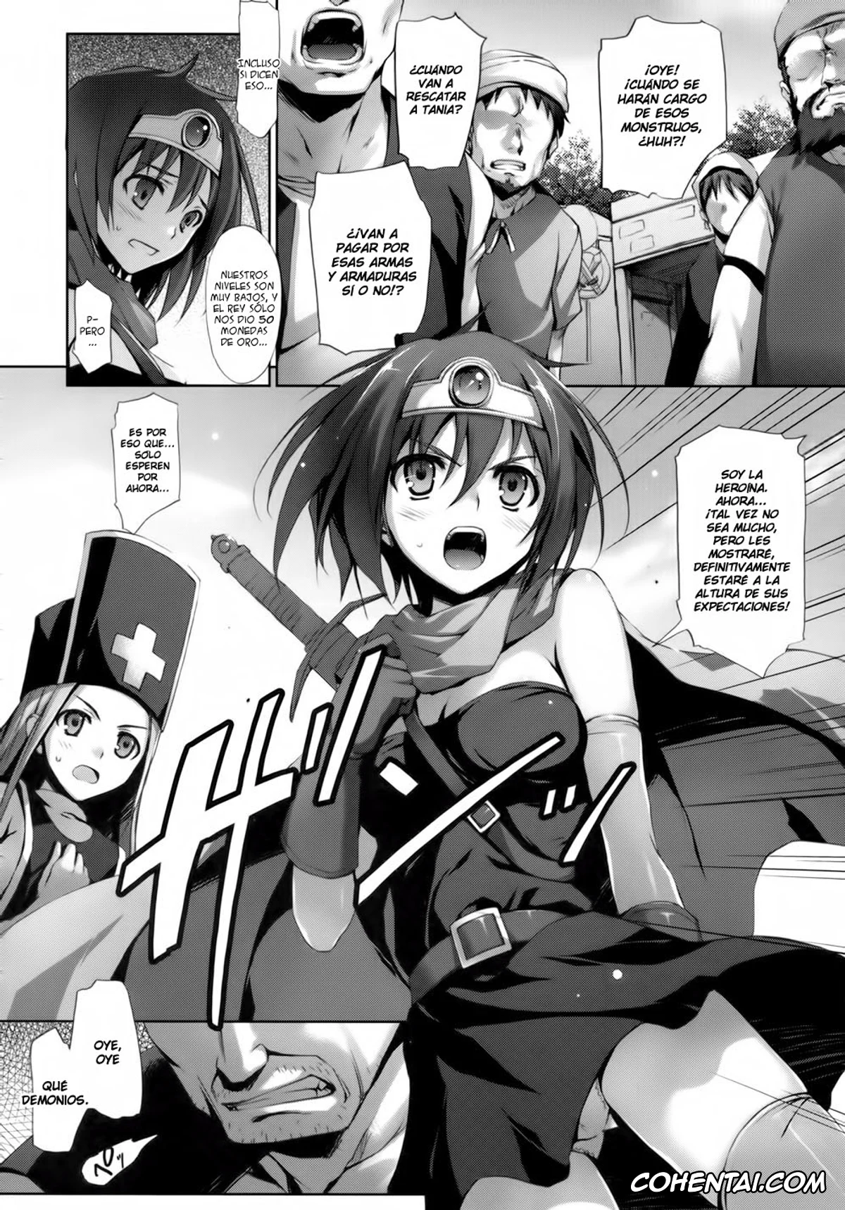 Dragon Quest hentai, Cleric hentai, Hero hentai, Sage hentai, Warrior hentai, LEVEL 16 (Dragon Quest III), pagina 9
