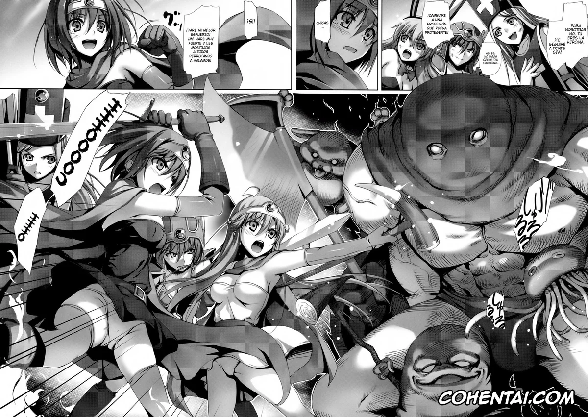 Dragon Quest hentai, Cleric hentai, Hero hentai, Sage hentai, Warrior hentai, LEVEL 16 (Dragon Quest III), pagina 21