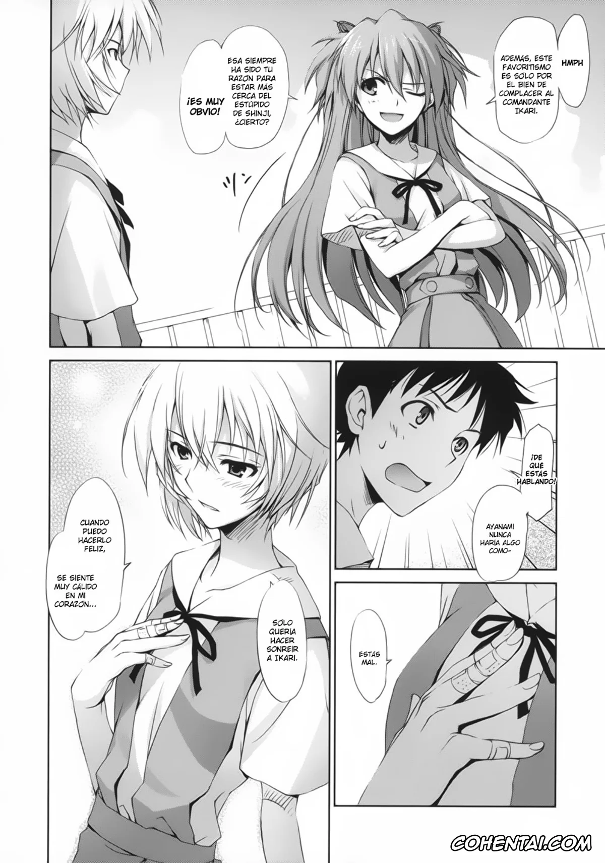 Neon Genesis Evangelion hentai, Asuka Langley Soryu hentai, Mari Illustrious Makinami hentai, Rei Ayanami hentai, Shinji Ikari hentai, Poka^2 (Neon Genesis Evangelion), pagina 9