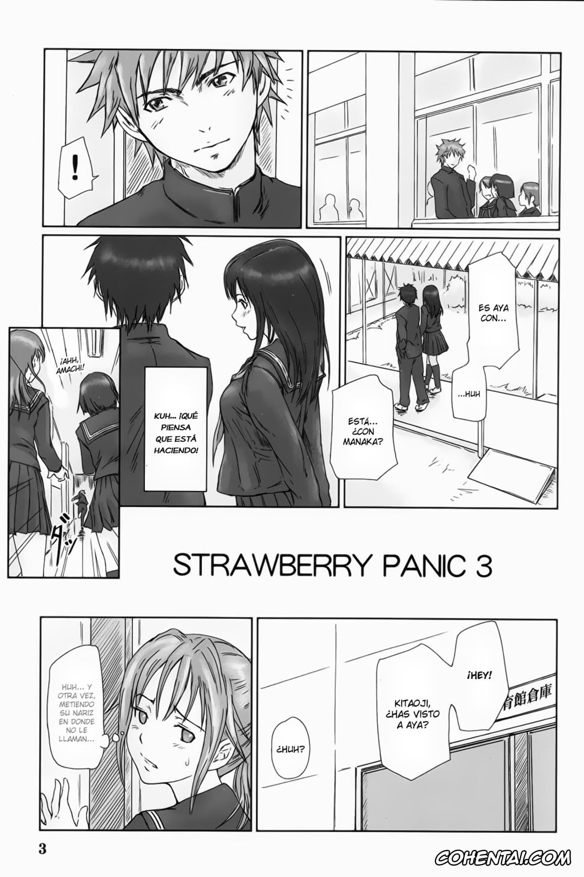 Ichigo 100 | Strawberry 100 porno, Aya Toujou porno, Junpei Manaka porno, Satsuki Kitaoji porno, STRAWBERRY PANIC 3 (Ichigo 100%), pagina 2