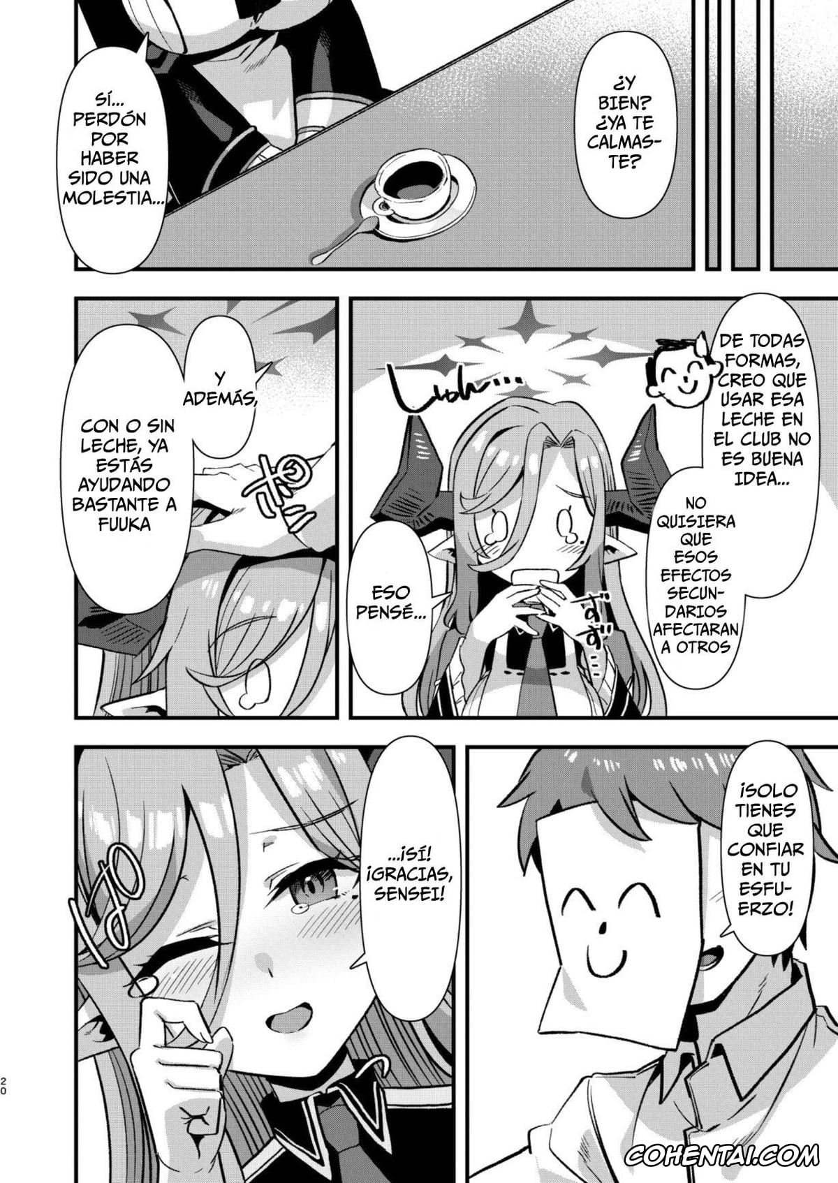 Blue Archive xxx, Juri Ushimaki xxx, Sensei xxx, Gehenna Gakuen Kyuushoku-bu Ushimaki Nyuugyou (Blue Archive), pagina 19