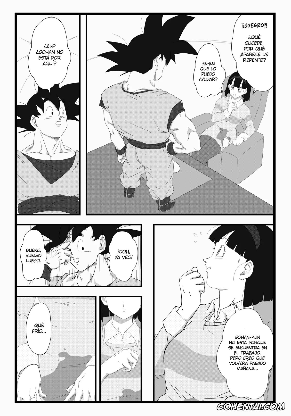 Dragon Ball Super hentai, Son Goku hentai, Videl hentai, Videl x Goku (Dragon Ball Super), pagina 3